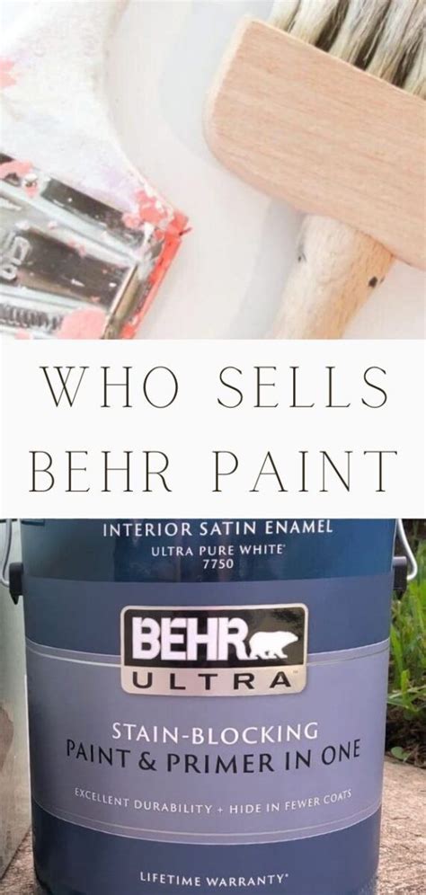 Learn More. . Who sells behr paint
